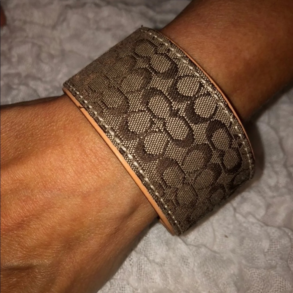 COACH Authentic Signature Cuff Bracelet
